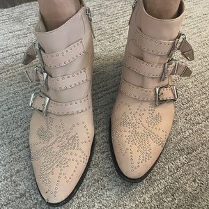 Chloè “Susanna” booties size 39 1/2. Gorgeous color -scuffed but still pretty